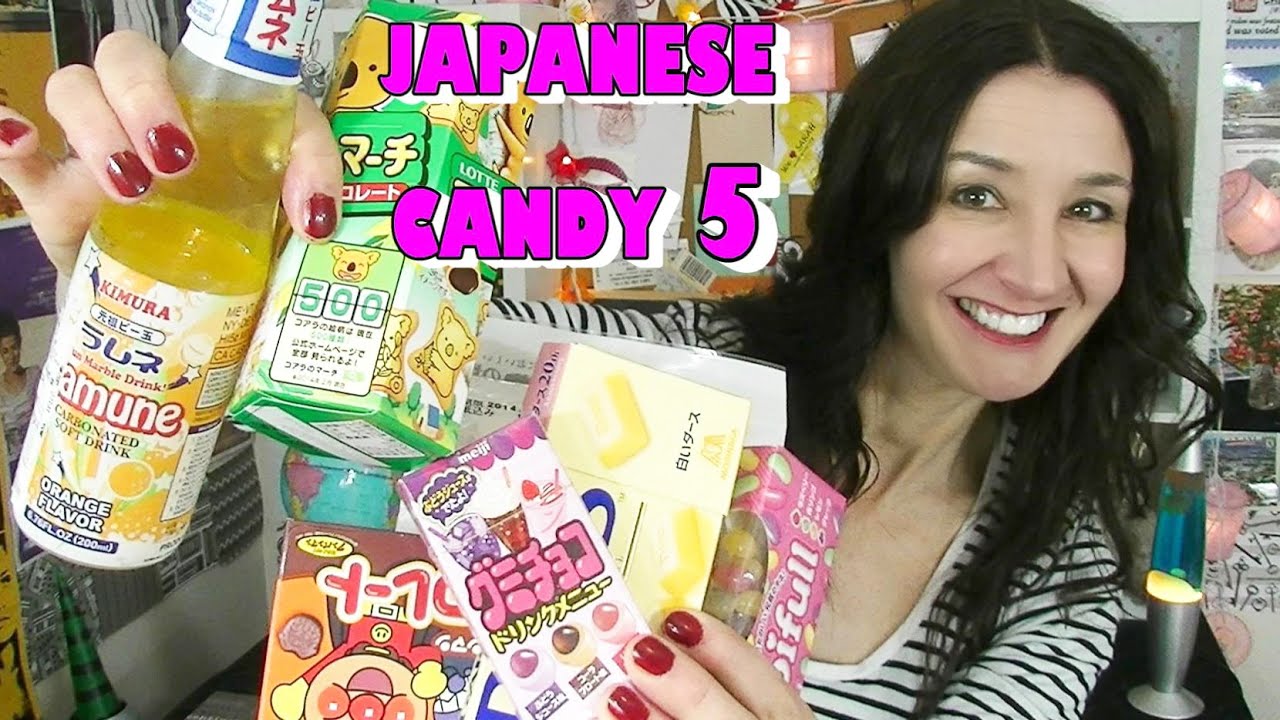Japanese Candy Taste Test 5 日本のお菓子の味覚テスト