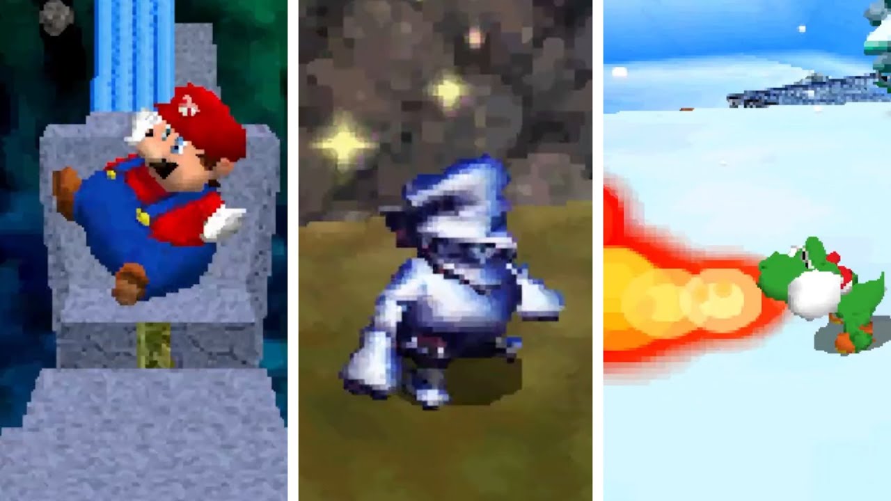 Super Mario 64 DS - All Power-Ups