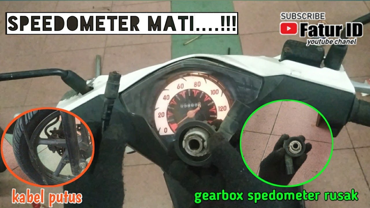 Penggantian Kabel Speedometer & Gearbox Speedometer Honda Beat...