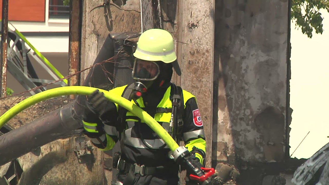 Brand im Münchner Osten