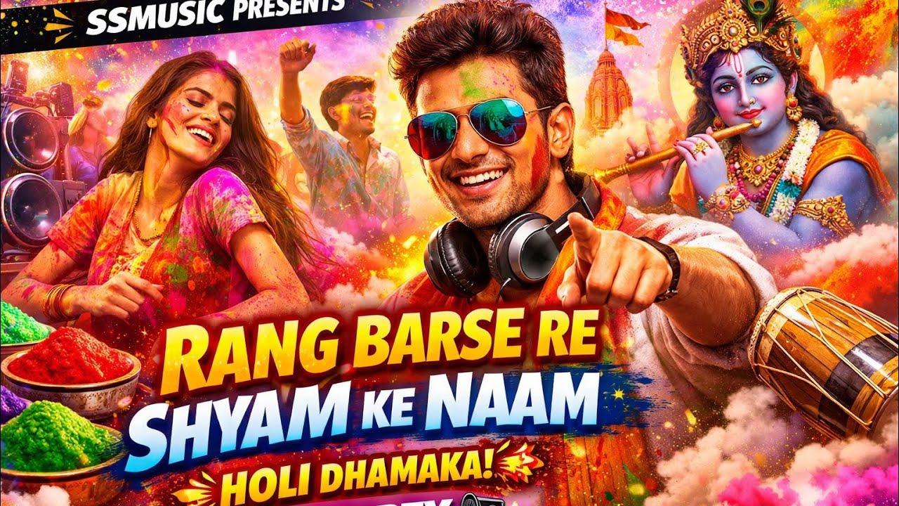 Rang Barse Re Shyam Ke Naam 🔥 Holi Dhamaka 2026 | DJ Holi Song | SSMUSIC