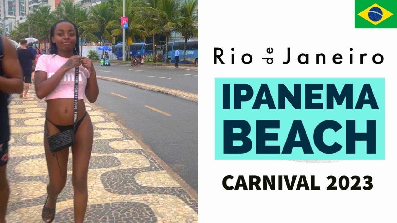 WALK Rio de Janeiro 🇧🇷 IPANEMA BEACH 🇧🇷 Brazil 4K