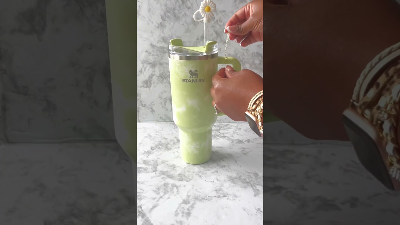 Customize that Stanley cup with a name keychain #stanleytumbler #diycrafts #stanleycup