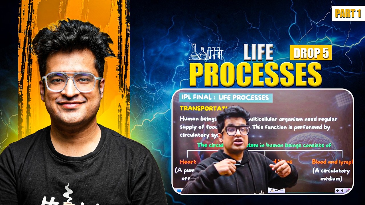 Life Processes – Class 10 | One Shot Revision | Board Exam 2026 Must Watch! | Part 1