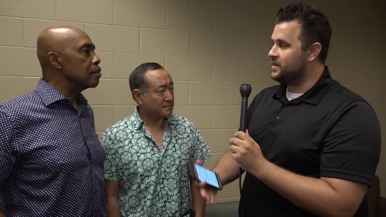 Roscoe Orman and Alan Muraoka at O Comic Con