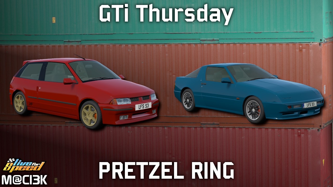 GTi Thursday #11 - Pretzel Ring (BL4X) with XFG and XRG | Live for Speed 0.8B @srplfs
