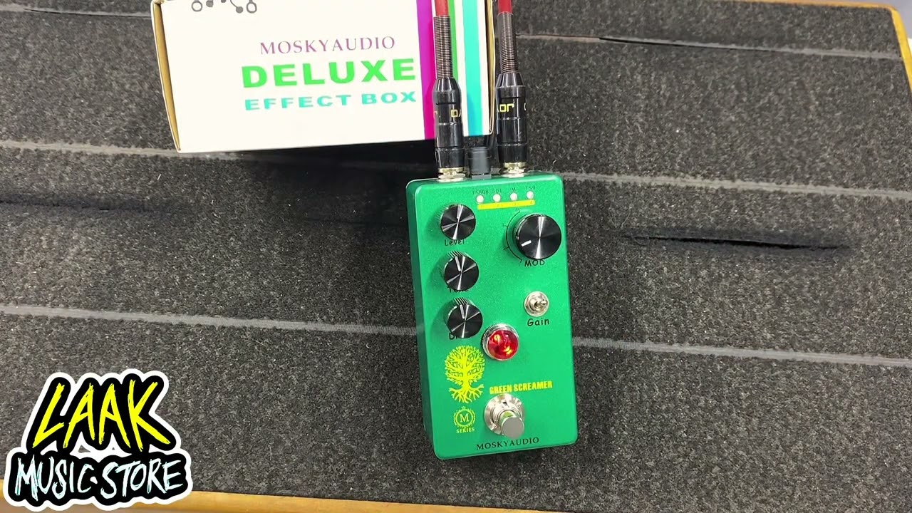 4 TUBE SCREAMERS EN UN PEDAL ECONÓMICO 😱 MOSKY GREEN SCREAMER