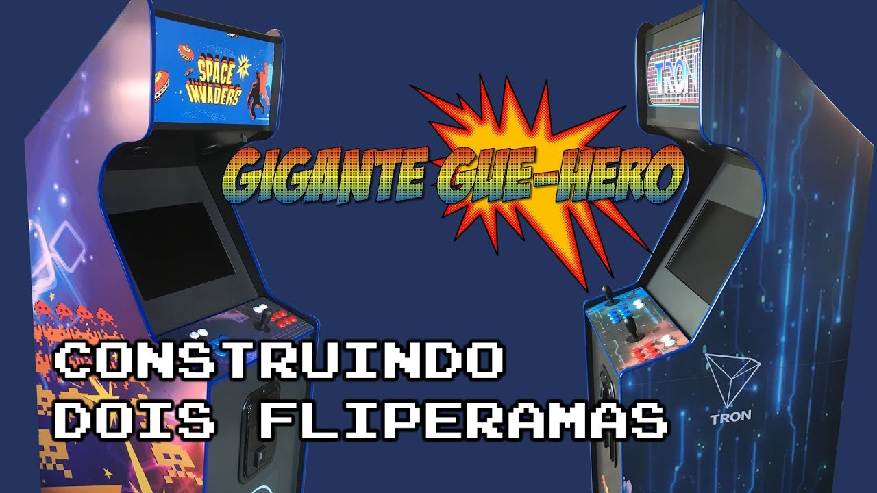 Construindo Dois Fliperamas   Fernando e Reginaldo
