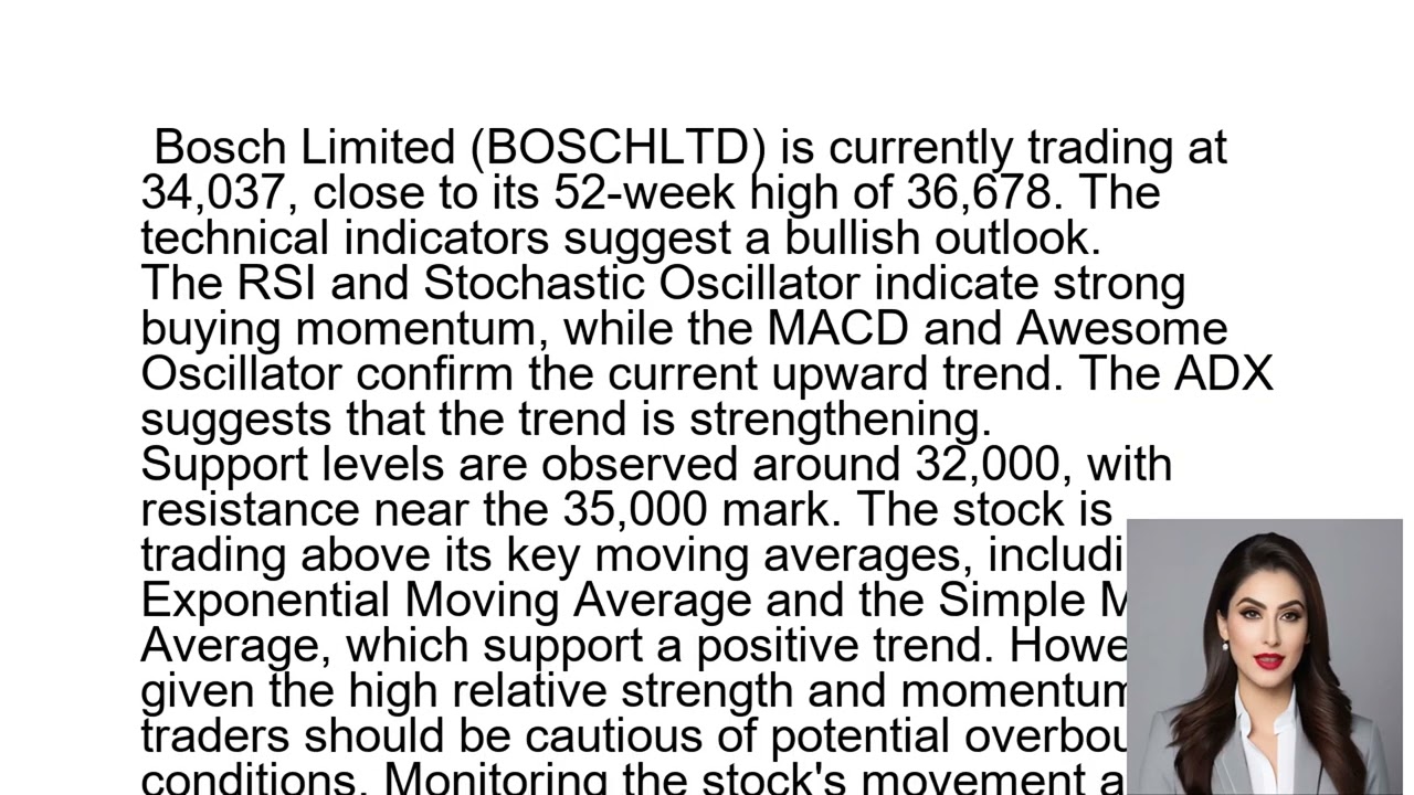 Bosch Limited (BOSCHLTD) Stock Analysis: Bullish Trends & Key Levels  Technical Review