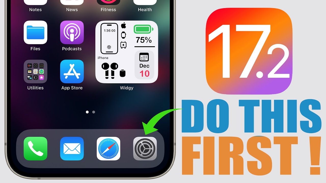 iOS 17.2 - DO This First After You Update !