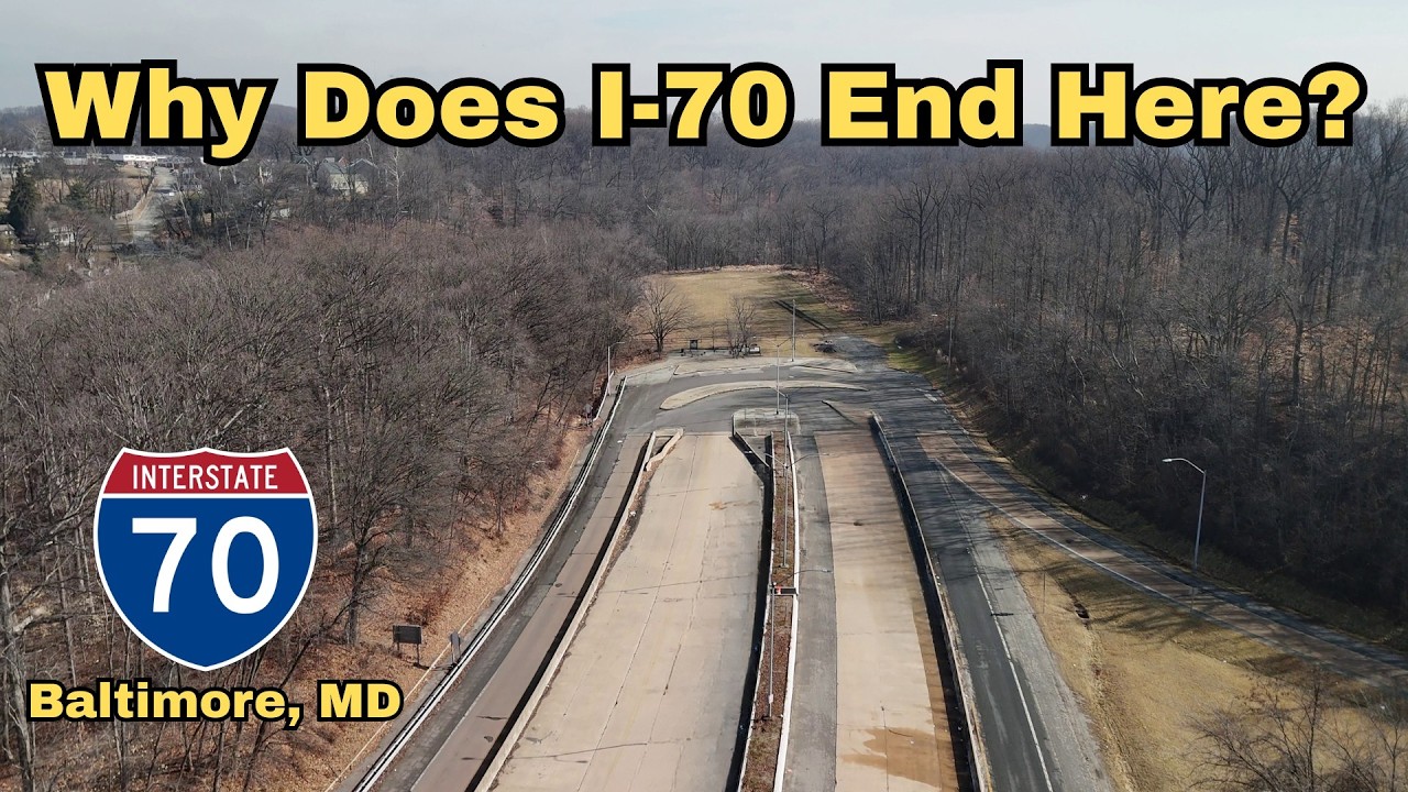 Exploring Baltimore's Abandoned I-70 Extension