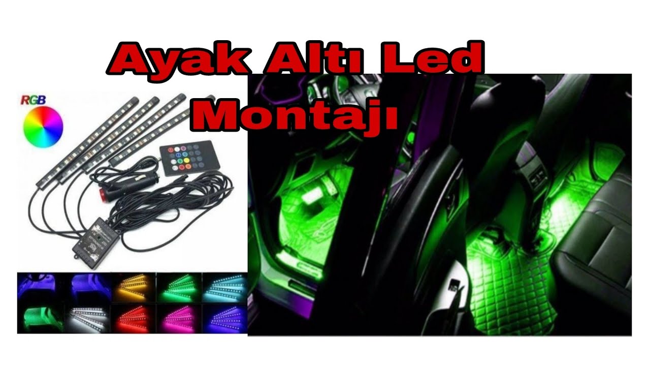 Fluence ayak altı led montajı