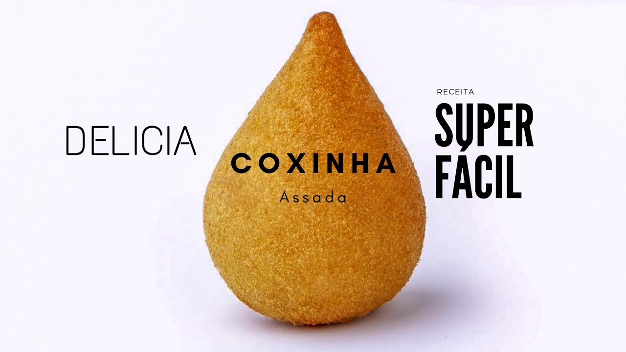 Coxinha assada a melhor receita facil nao precisa fritar