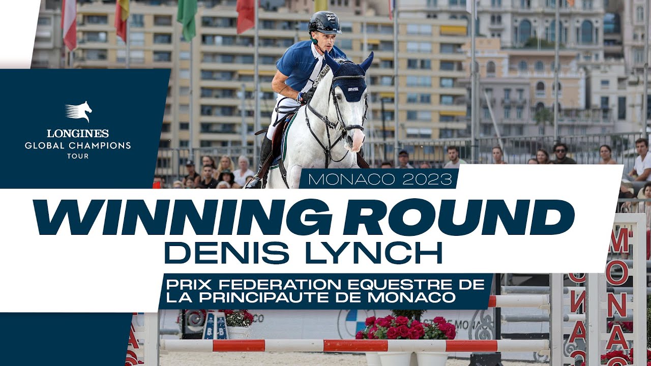 DENIS LYNCH WINNING ROUND Prix Federation Equestre de la Principaute de Monaco