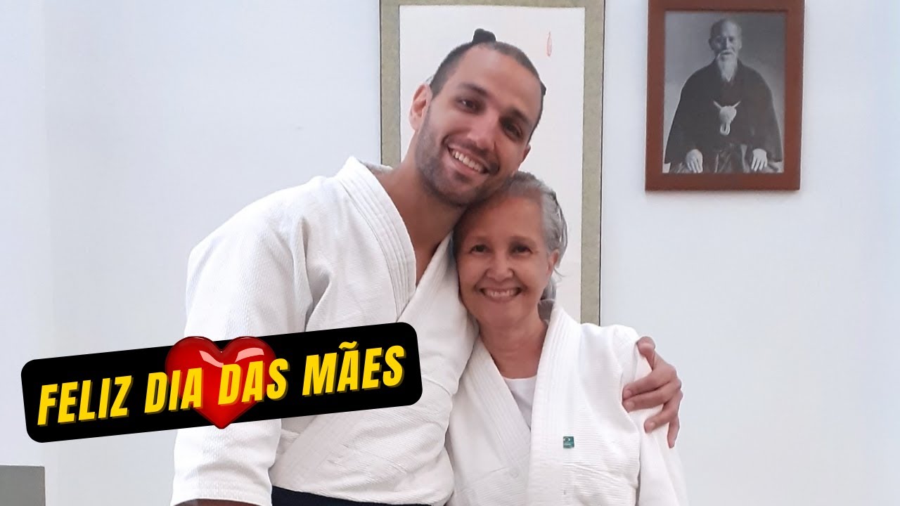Treinando com minha mãe!!