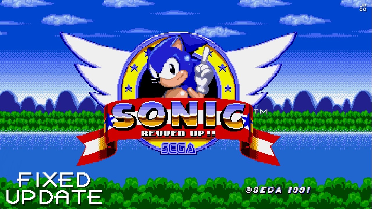 KC's Sonic 1 Revamped (Revved Up!) (Fixed Update) ✪ 100% Playthrough (1080p/60fps)