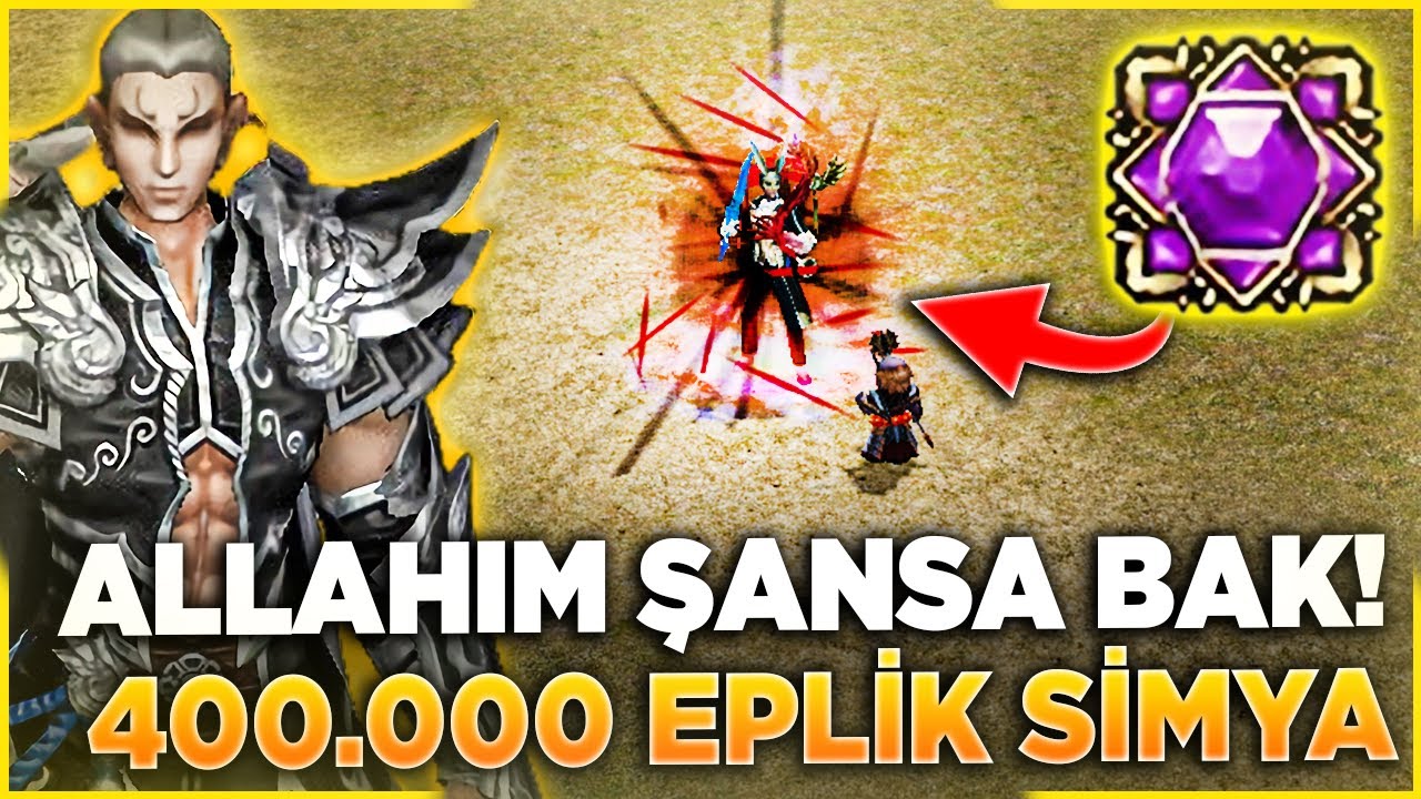 ALLAHIM ŞANSA BAKK! 😱 400.000 EPLİK YENİ SİMYAMIZ!  ( SERVERDE TEK! ) | Metin2 Zephyr#5