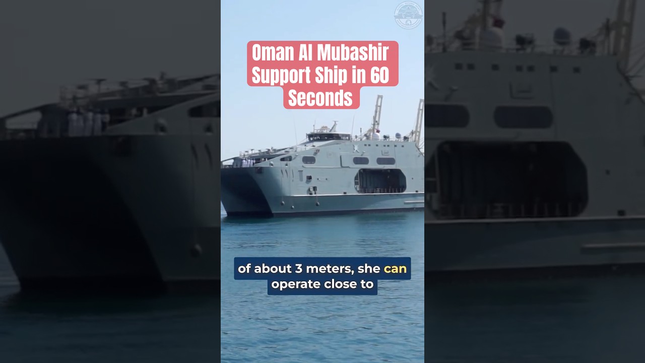 Oman Al Mubashir Support Ship in 60 Seconds