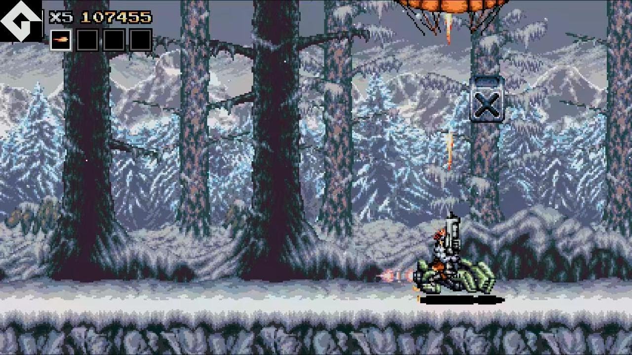 Blazing Chrome. #bossfight #gameplay