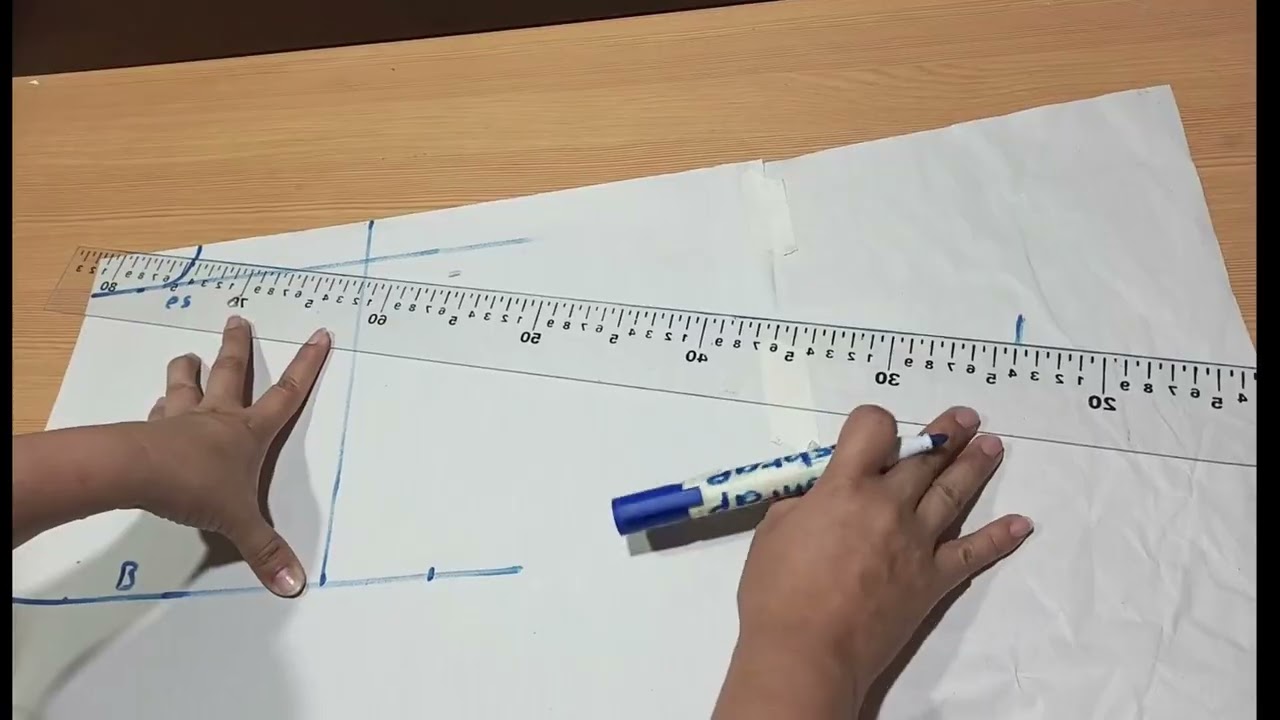 tutorial fácil de patrón manga  quimono  3\4 para principiantes paso a paso
