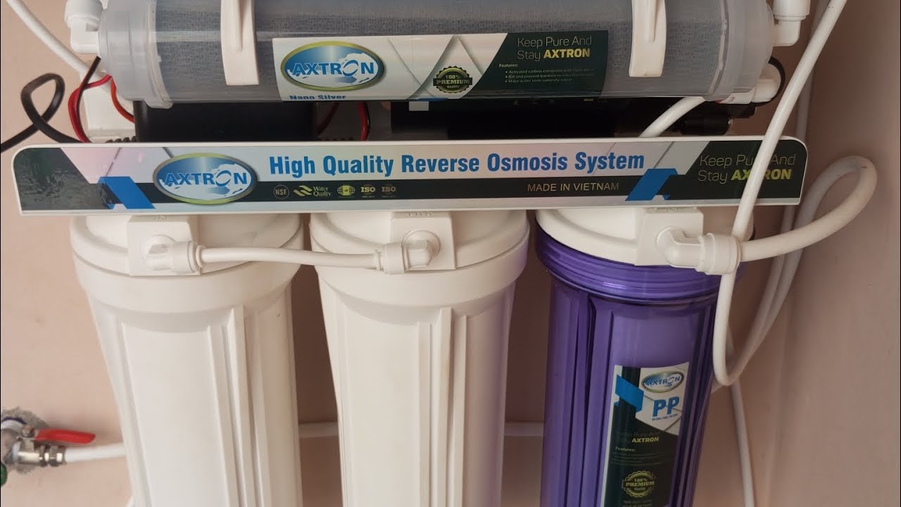 7 Stages Axtron RO System/Plant Installation at Home