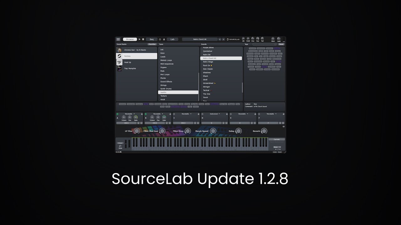 SourceLab 1.2.8 &mdash; нарезка в MIDI, начальная интеграция нарезки и многое другое