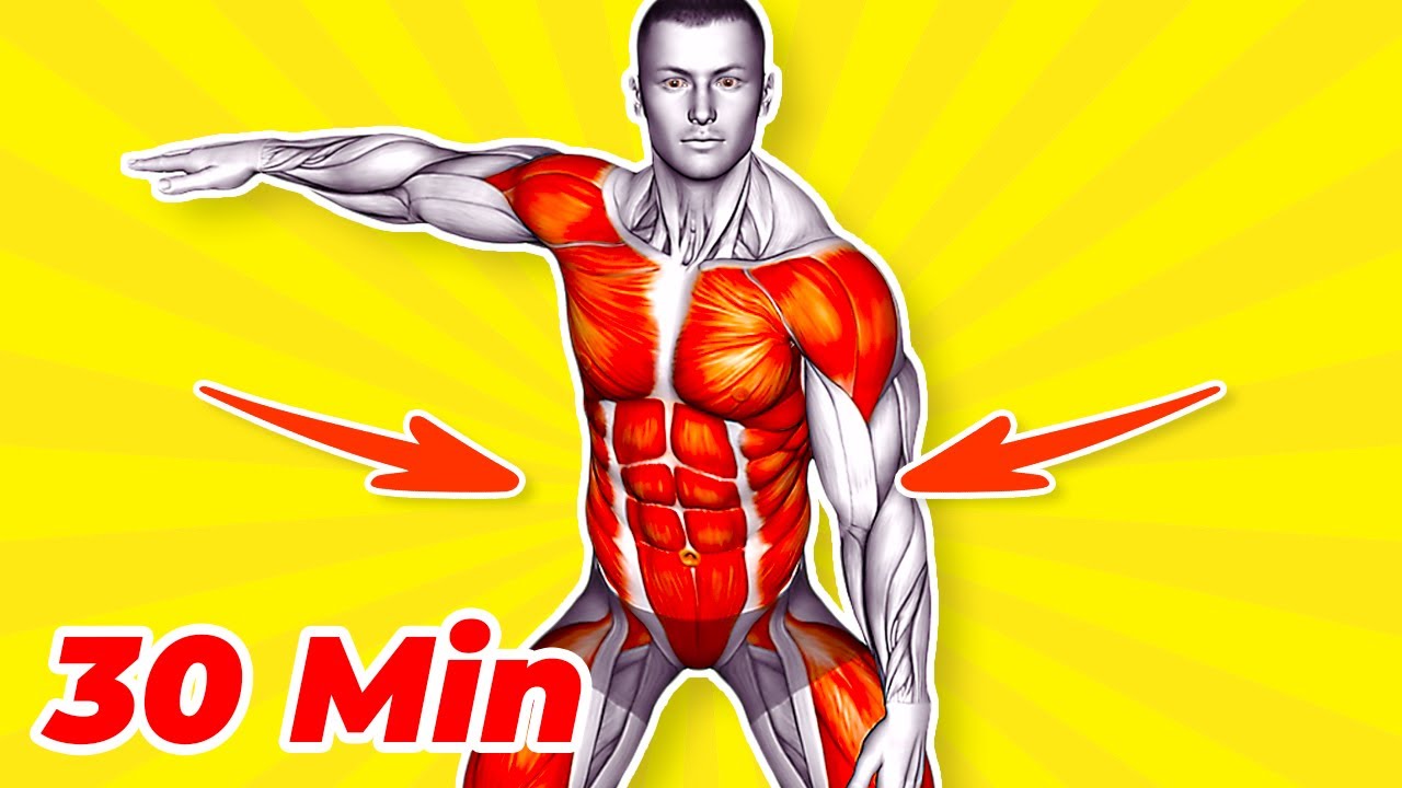 ➜ 30-МИН Лучшие Упражнения Для Живота Для Мужчин - Получите Пресс