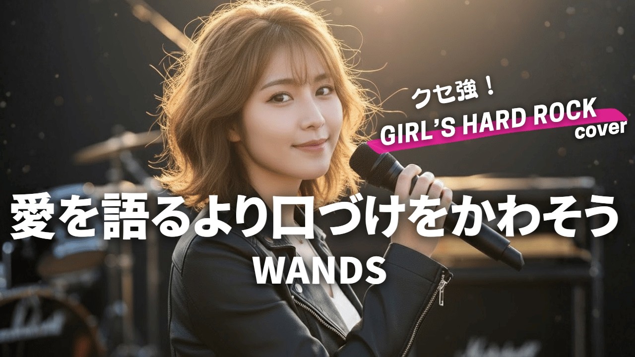 愛を語るより口づけをかわそう - WANDS（クセ強なハードロックバンドを連れてきちゃった女性ボーカルが歌ってみたver.）