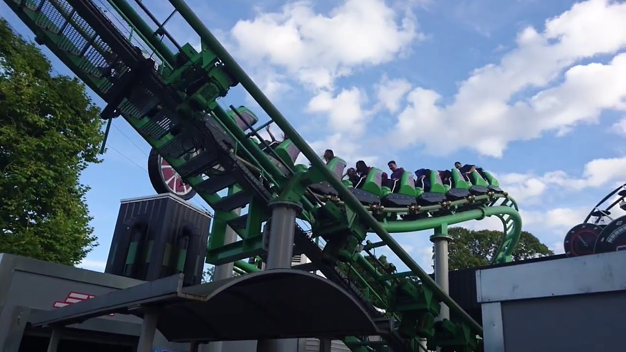 Accelerator Roller Coaster Ride At Drayton Manor, 27 August 2017