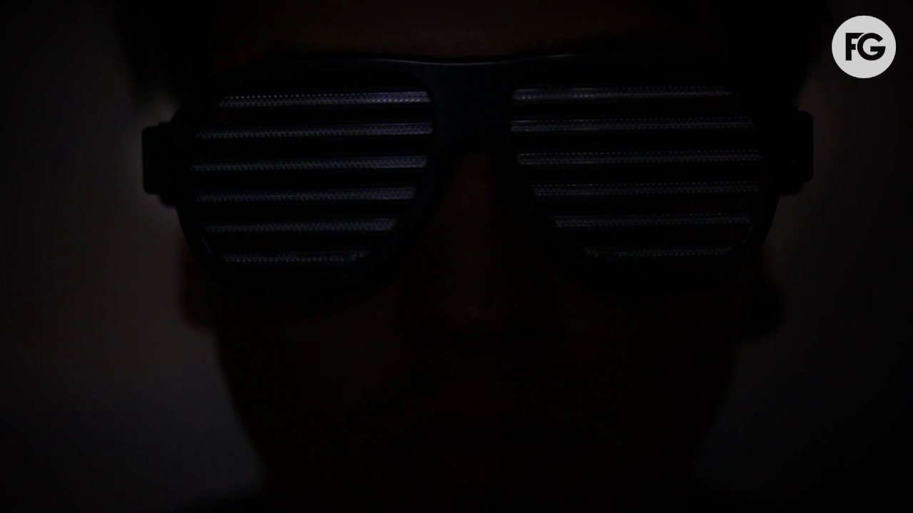 LED brillen - SHUTTER BRIL (sound activated)