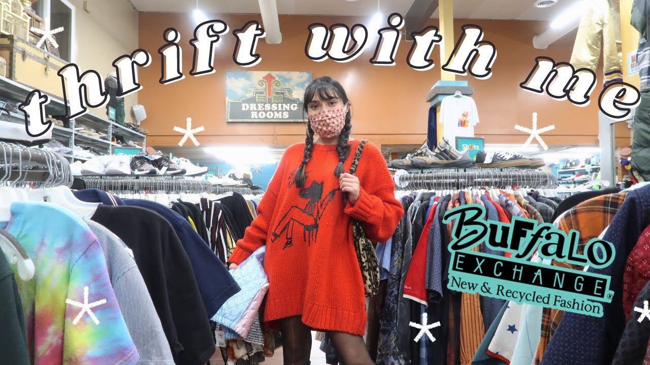 COME THRIFT WITH ME // Spending $120 at Buffalo Exchange!!! + Try On Haul