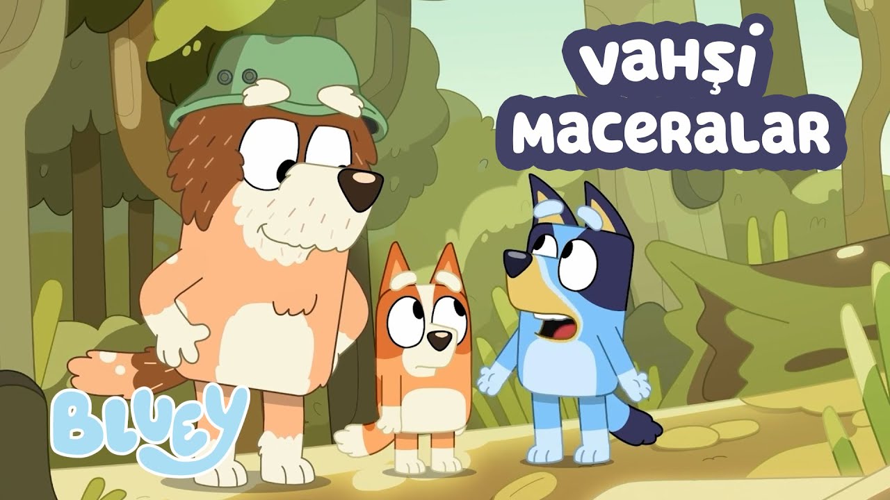 Bluey ile Keşif ve Macera Anları! 🗺️ | Yeni şeyler keşfedin! | Bluey Türkçe Resmi Kanal