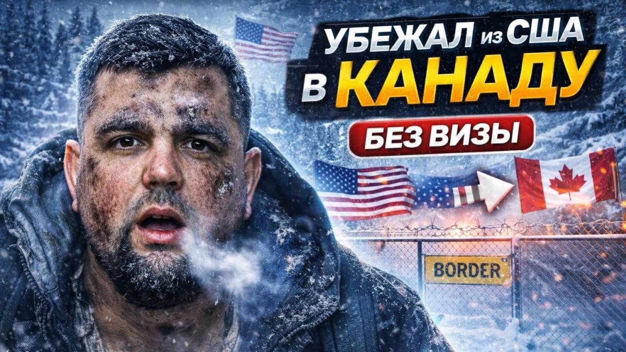 КАНДА БЕЗ ВИЗЫ / КАК ПЕРЕЙТИ ГРАНИЦУ КАНАДЫ? БЕГСТВО ИЗ США!