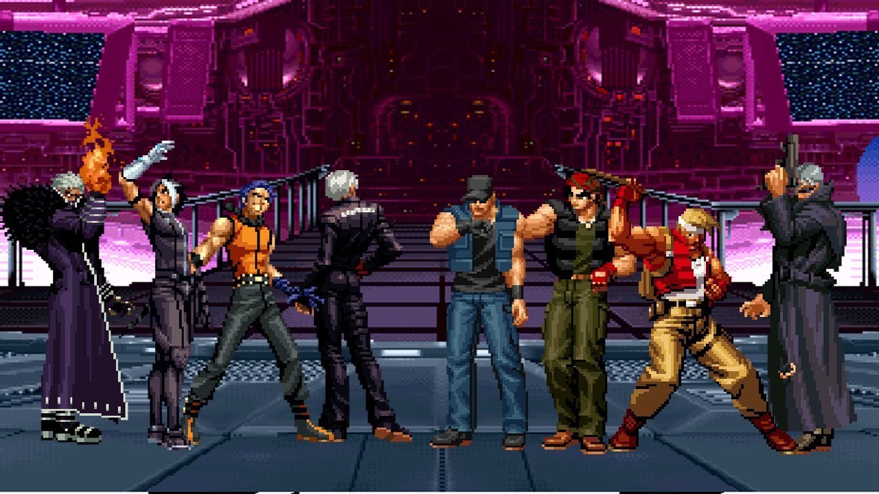 [KOF Mugen] Soldados NESTS VS Metal Slug Team
