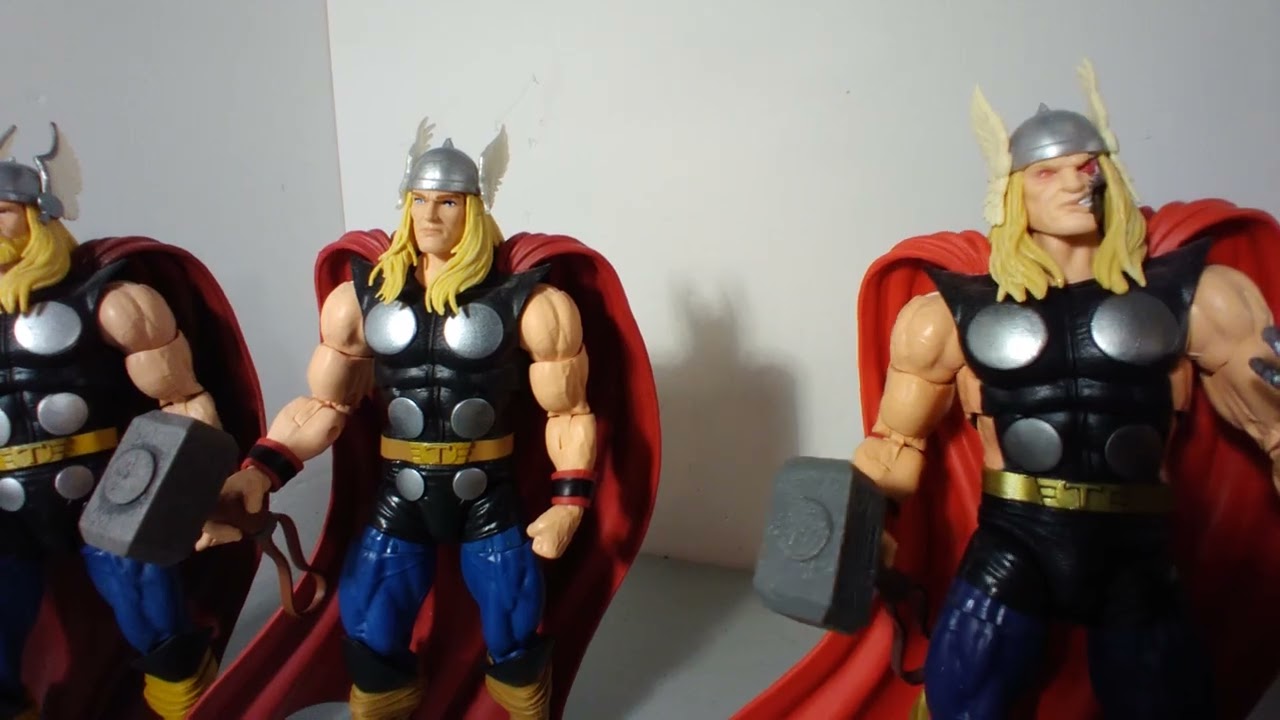 ACTION FIGURE OBSESSION! EAT MY SHORTS DAY! ALL MY MARVEL LEGENDS THORS! EAT MY THORS!
