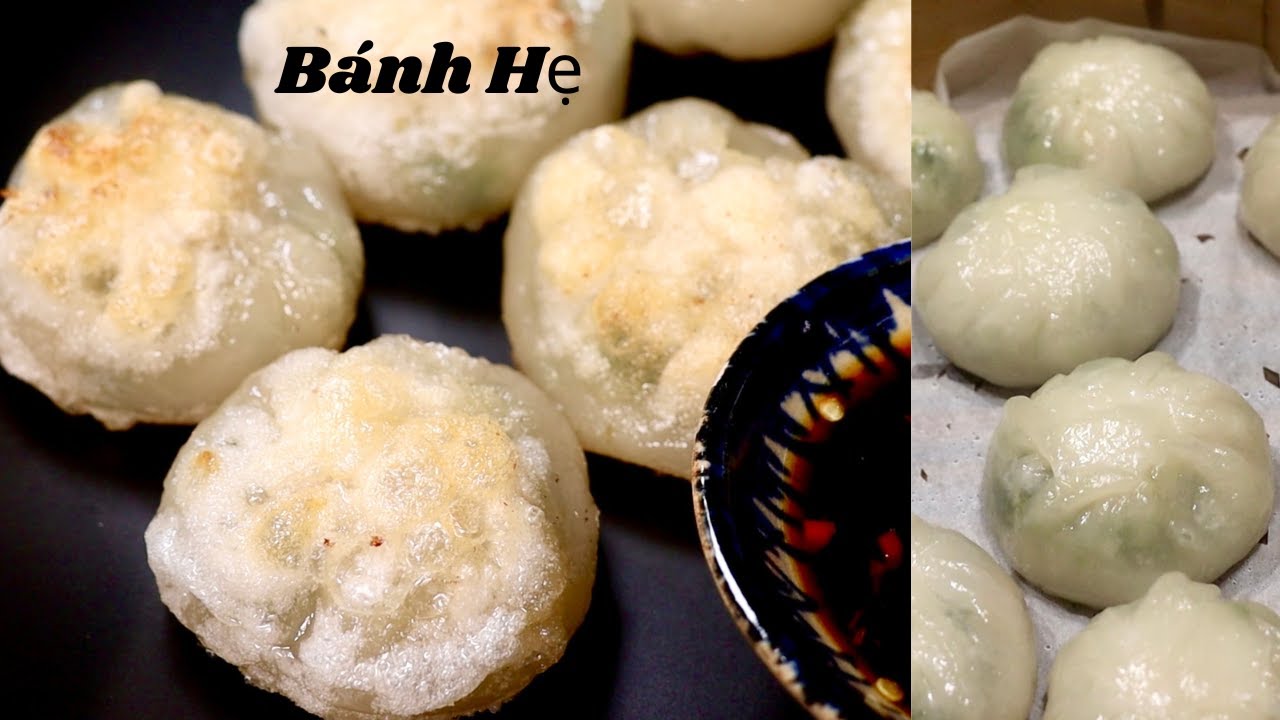 BÁNH HẸ - Món bánh làm cực dễ, ăn dai dai, mềm dẻo - Bánh chiên hay hấp đều thơm ngon.