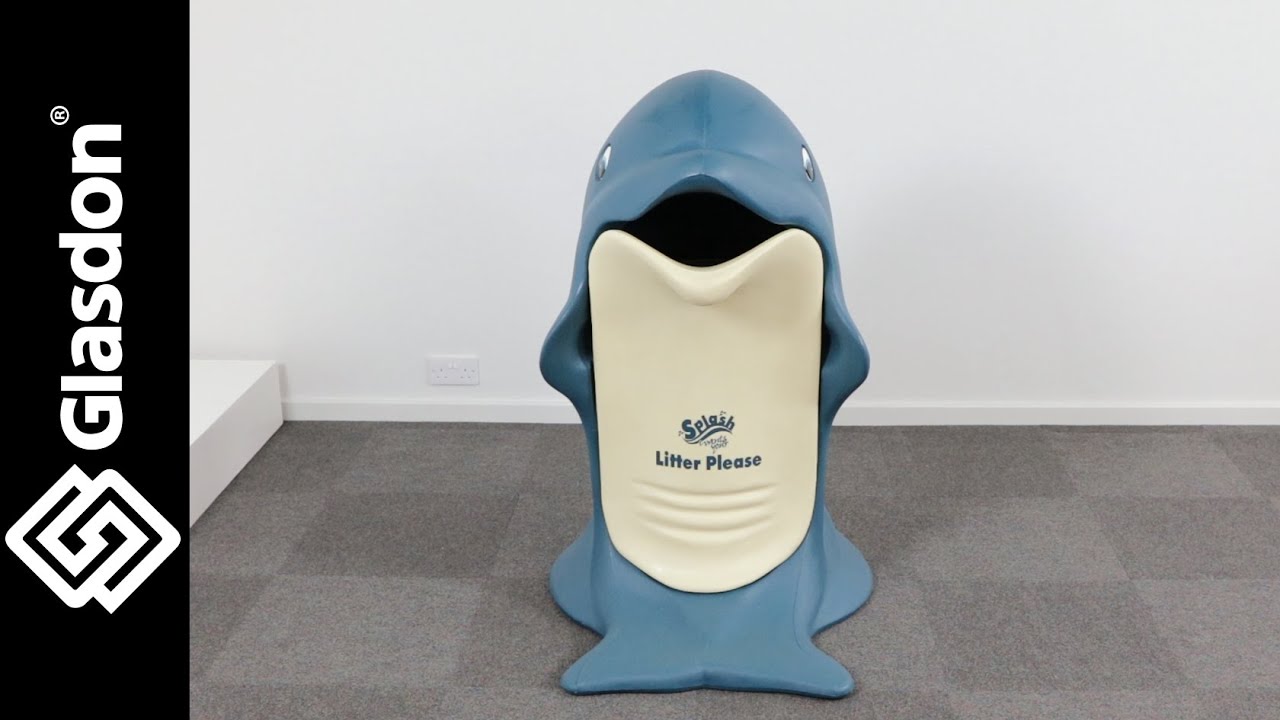 Glasdon, Inc | Demonstration | Splash™ Animal-Shaped Trash Can