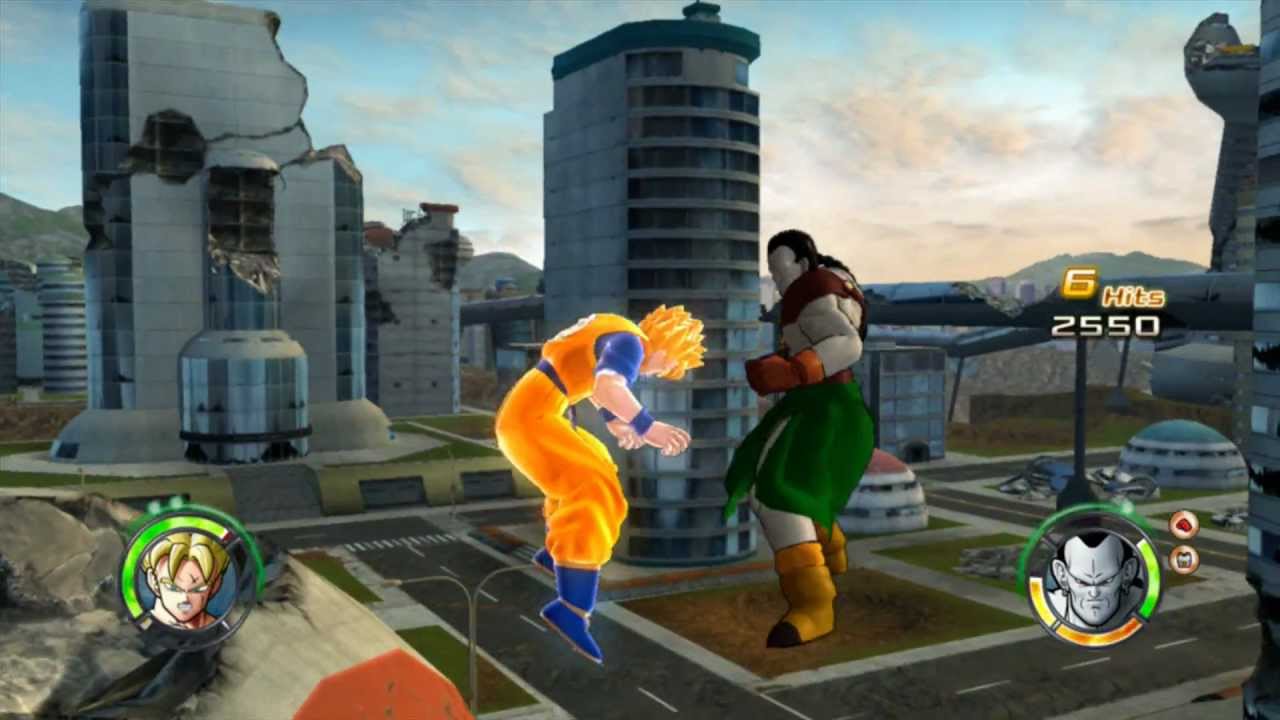 Dragon Ball Raging Blast 2: Ssj Future Gohan and Ssj Trunks(sword) vs Androids #14 & #15