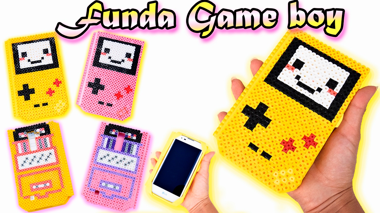 Funda para Movil game boy color Kawaii en hama beads