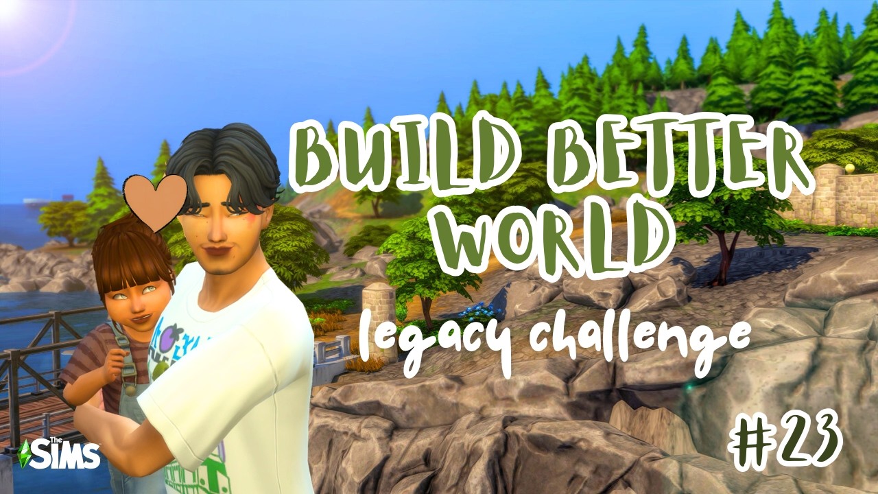 EP.23 – Naissance, drame… et incendies 🌱 | Build a Better World Legacy (Sims 4)