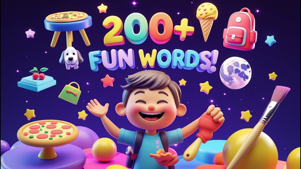 200+ Everyday English Words for Kids | Ultimate Vocabulary Review