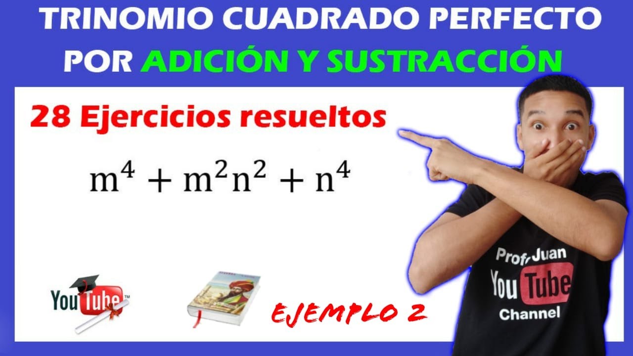 😍 👉 Trinomio cuadrado perfecto por adición y sustracción EJEMPLO 2✅