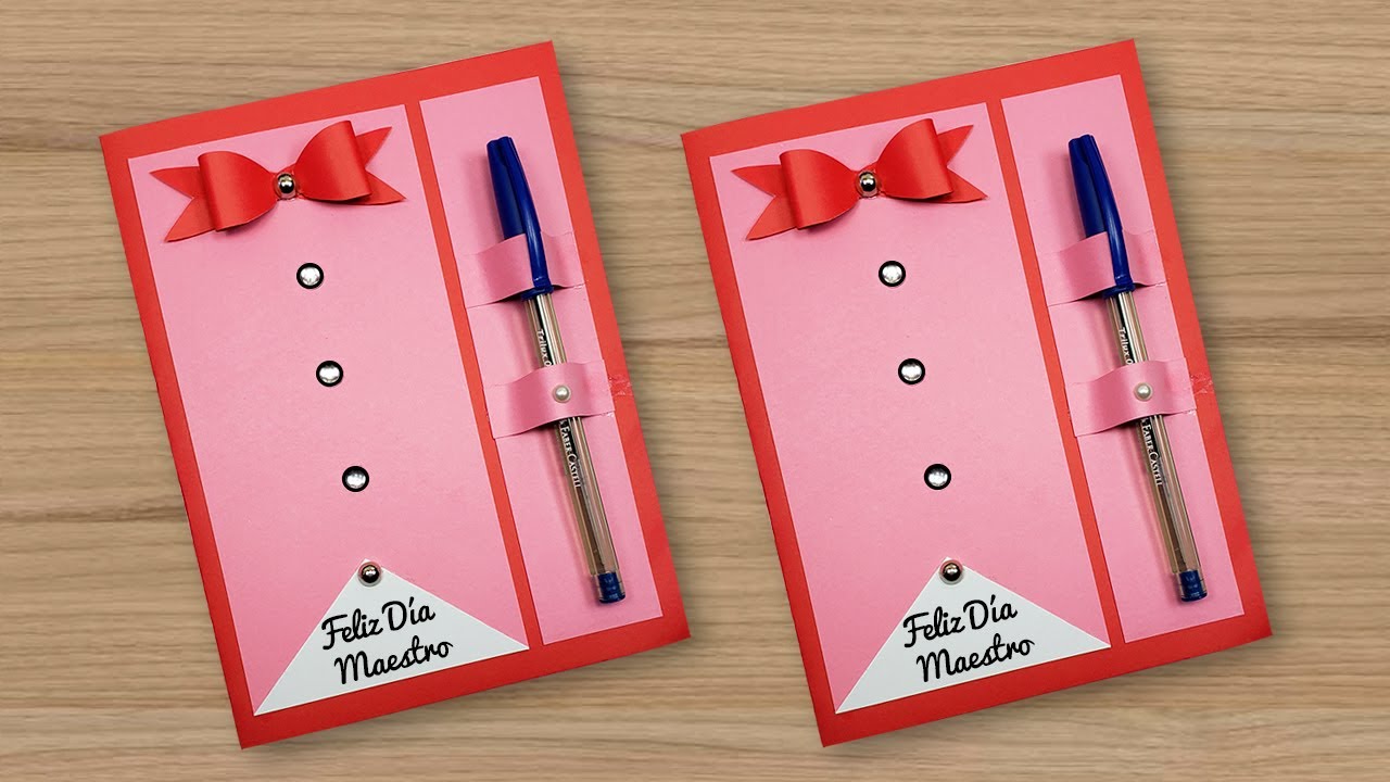 🌟 Hermosa tarjeta camisa para el día del maestro/profesor 🌟🥳 DIY Teacher's Day Greeting Card