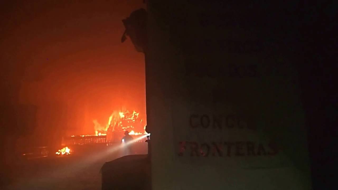 iNCENDIO DE LA IGLESIA DE SAN SEBASTIAN 16-9-2016, sin editar