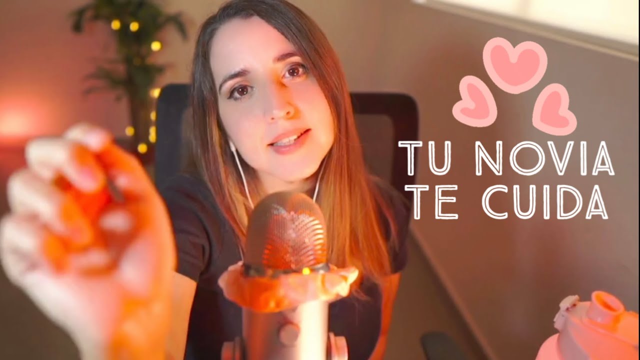 ASMR Tu novia CARIÑOSA te cuida y te consiente mucho