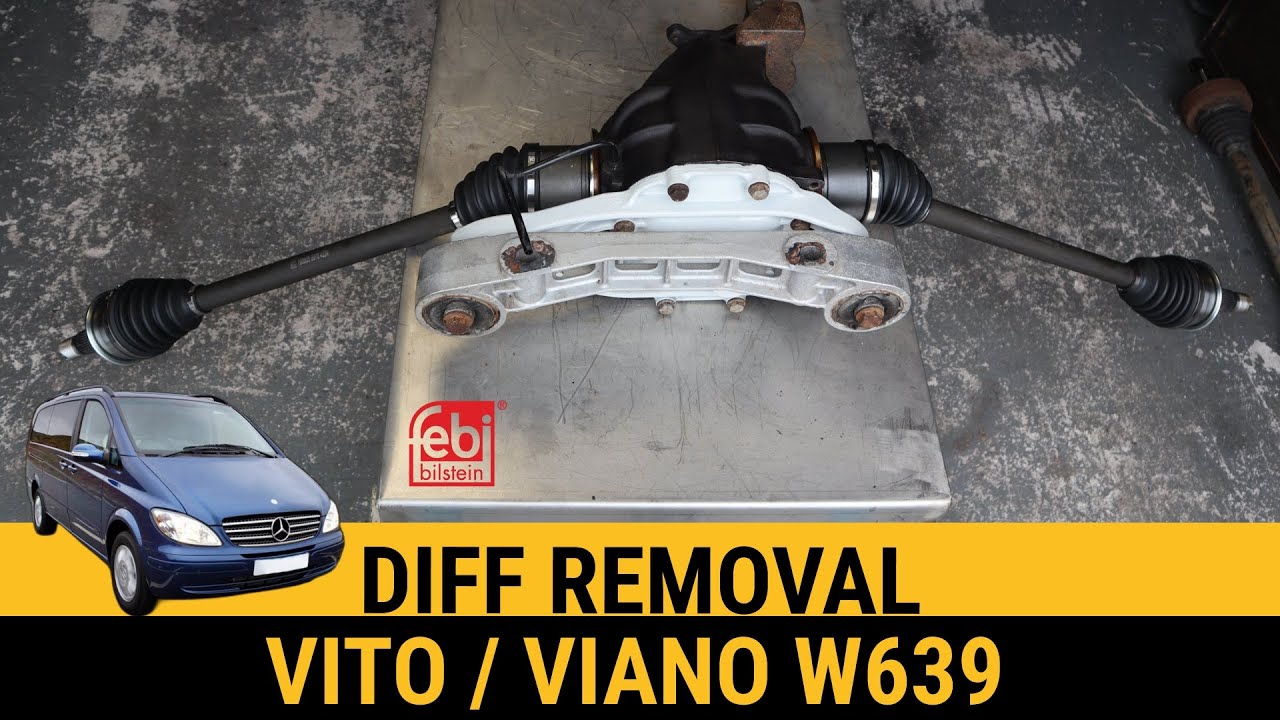 Mercedes Vito / Viano W639 Differential & Driveshaft Removal | Step-by-Step DIY
