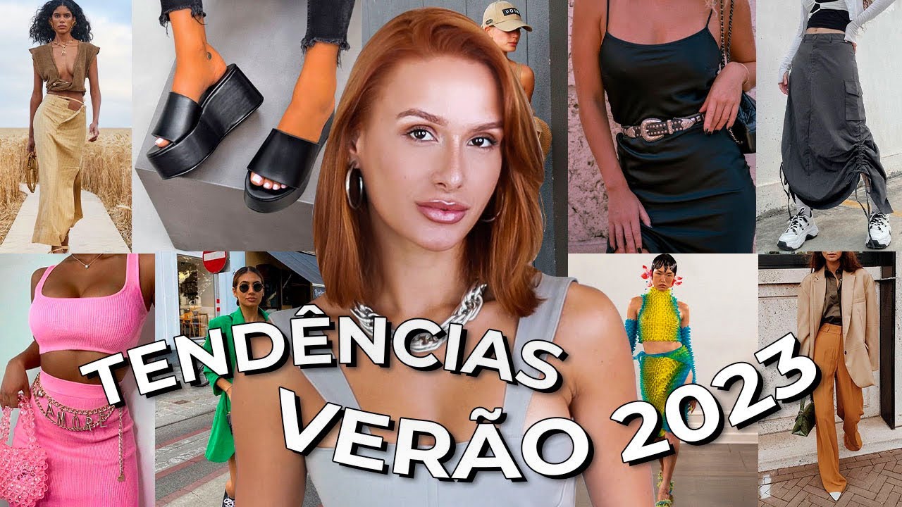 AS MAIORES TEND&Ecirc;NCIAS VER&Atilde;O 2023! TEREMOS UM VER&Atilde;O TRADICIONAL E COLORIDO? A NOVA ERA DARK DA MODA.