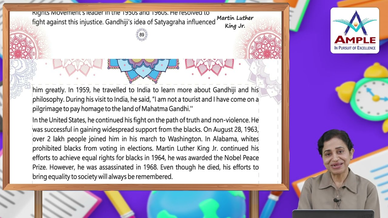 Ch 13 | Ample | SST | Class 5 | Unforgettable Personalities | For children