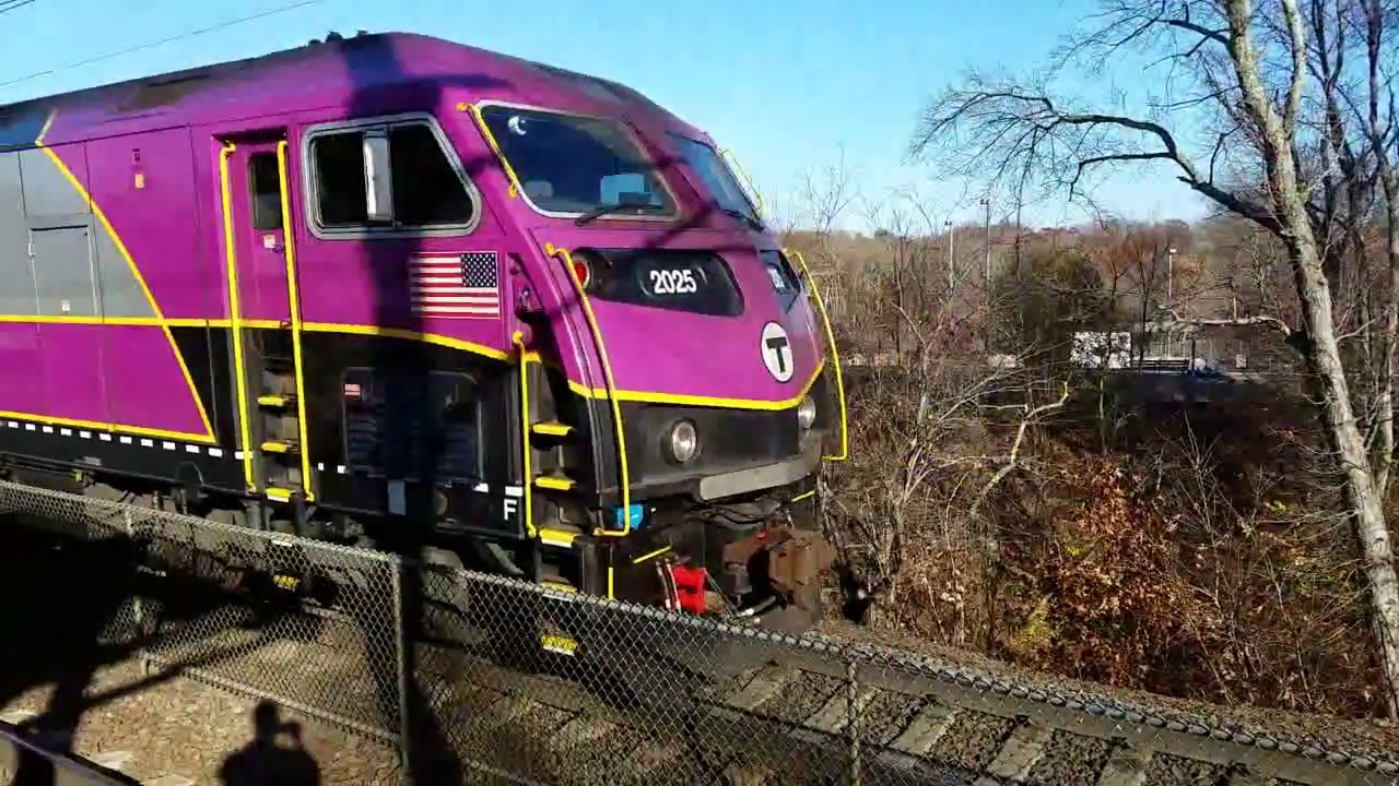 Awesome Horn Blasts from Canton And Sharon with Amtrak and MBTA Trains!