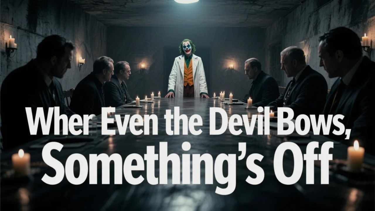 When Even the Devil Bows… Something’s Off 🌑